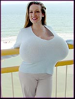 Big boob at the beach